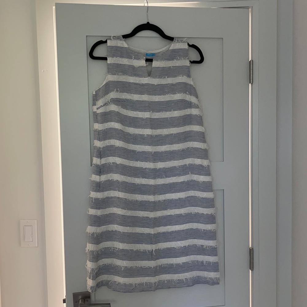 J. McLaughlin linen A-line summer dress